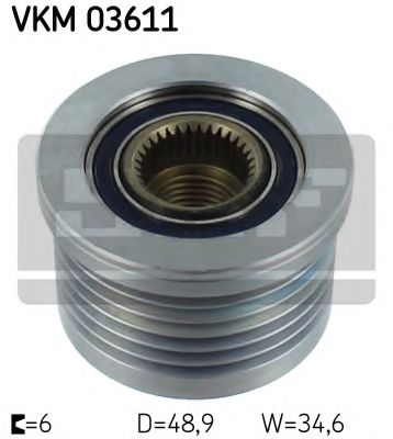 Механизм свободного хода генератора SKF VKM 03611