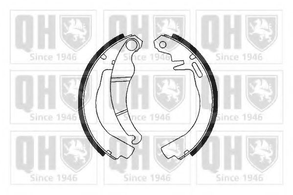 Комплект тормозных колодок QUINTON HAZELL BS559