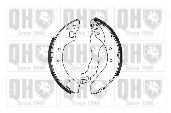 Комплект тормозных колодок QUINTON HAZELL BS609