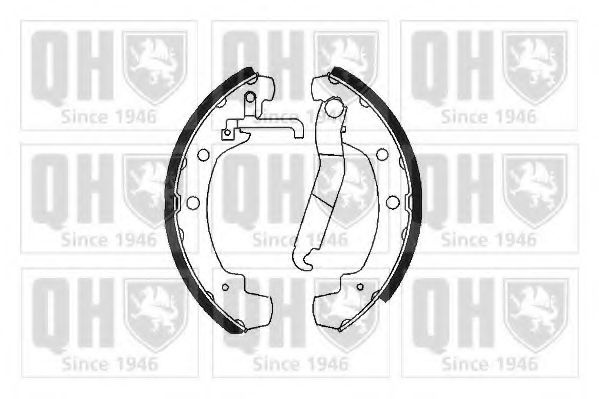 Комплект тормозных колодок QUINTON HAZELL BS701