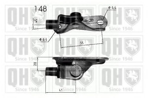 Газовая пружина, крышка багажник QUINTON HAZELL QTS840272