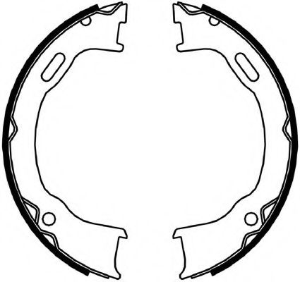 Комплект тормозных колодок, стояночная тормозная система FERODO FSB4061