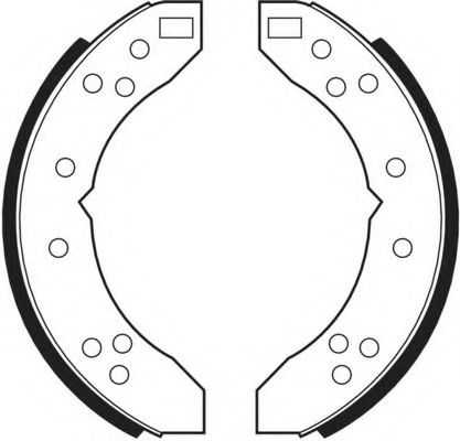 Комплект тормозных колодок FERODO FSB346