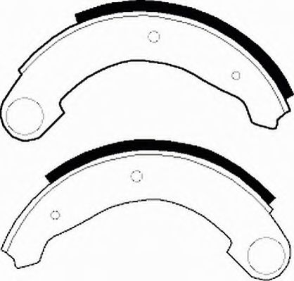 Комплект тормозных колодок FERODO FSB51