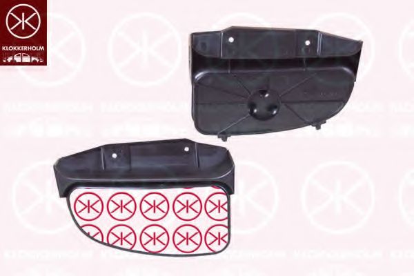 Зеркальное стекло, наружное зеркало KLOKKERHOLM 20921073