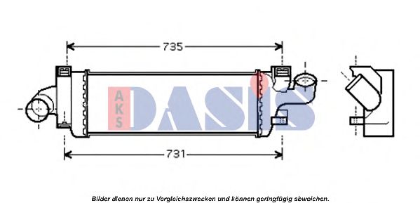Интеркулер AKS DASIS 227000N