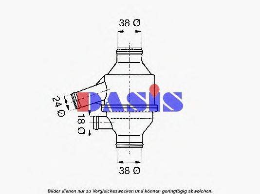 Термостат, охлаждающая жидкость AKS DASIS 605250110024