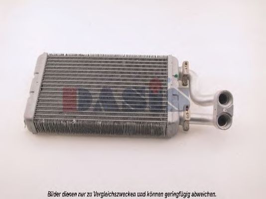 Теплообменник, отопление салона AKS DASIS BW6257