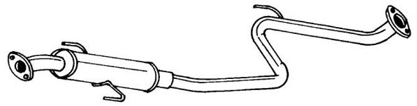 Средний глушитель выхлопных газов AKS DASIS SG44407