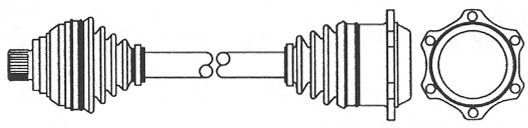 Приводной вал EKG 1018