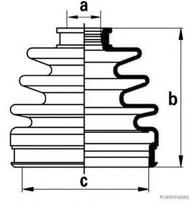 Комплект пылника, приводной вал MAGNETI MARELLI 600000063930