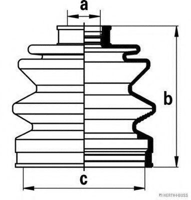 Комплект пылника, приводной вал MAGNETI MARELLI 600000065050