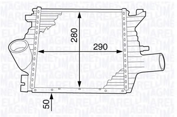 Интеркулер MAGNETI MARELLI 351319201980