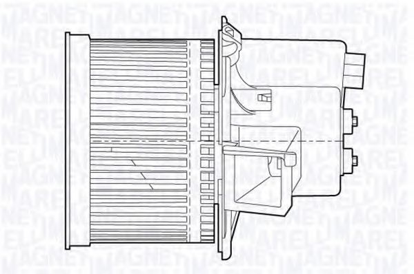 Вентилятор салона MAGNETI MARELLI 069412655010