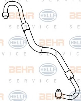 Трубопровод высокого / низкого давления, кондиционер BEHR HELLA SERVICE 9GS 351 337-471