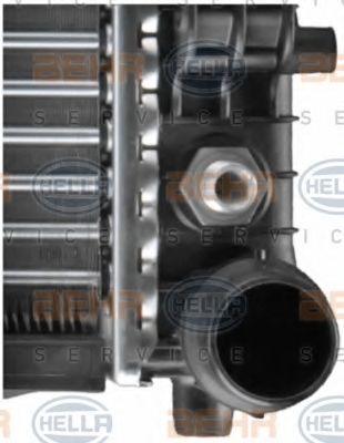 Радиатор, охлаждение двигателя BEHR HELLA SERVICE 8MK376712594