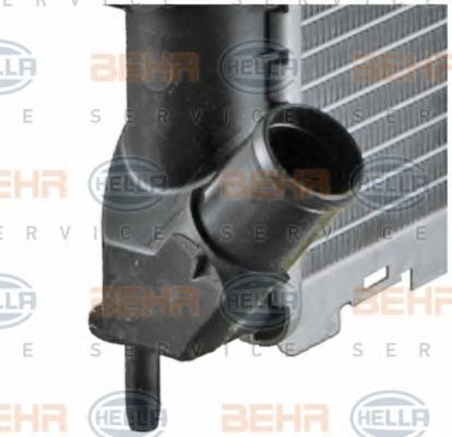 Радиатор, охлаждение двигателя BEHR HELLA SERVICE 8MK376717791