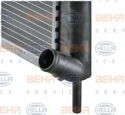 Радиатор, охлаждение двигателя BEHR HELLA SERVICE 8MK376720311