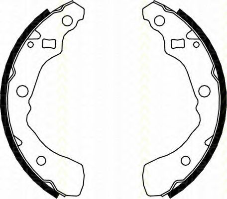 Комплект тормозных колодок TRISCAN 8100 41618