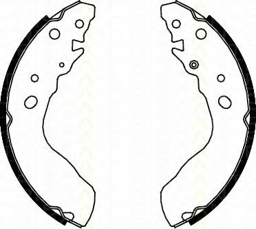 Комплект тормозных колодок TRISCAN 8100 69584