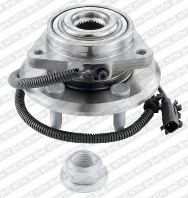 Комплект подшипника ступицы колеса SNR R186.34