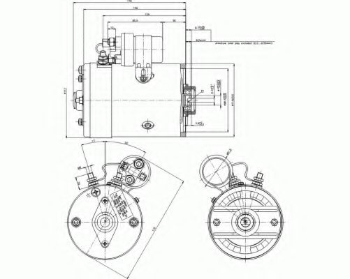 Электродвигатель DELCO REMY 19024715