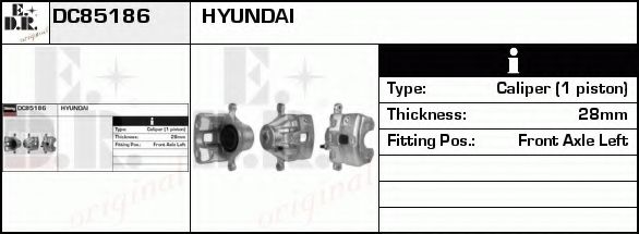 Тормозной суппорт DELCO REMY DC85186