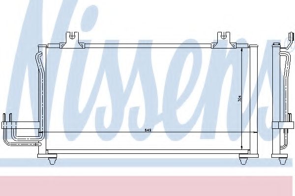 Конденсатор, кондиционер NISSENS 94419