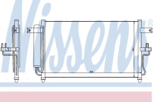 Конденсатор, кондиционер NISSENS 94453