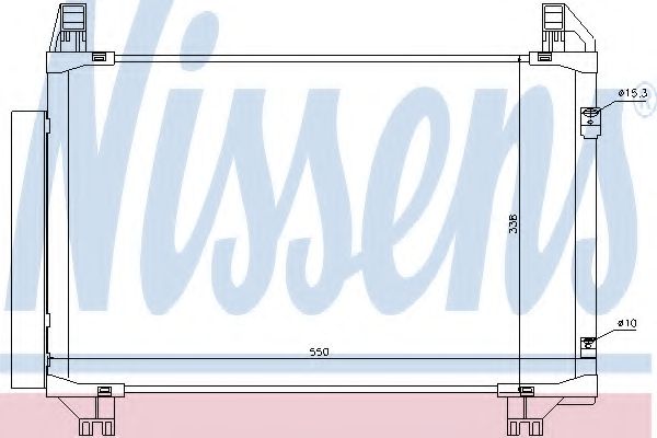 Конденсатор, кондиционер NISSENS 94991