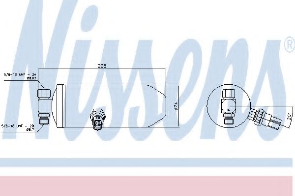 Осушитель, кондиционер NISSENS 95518