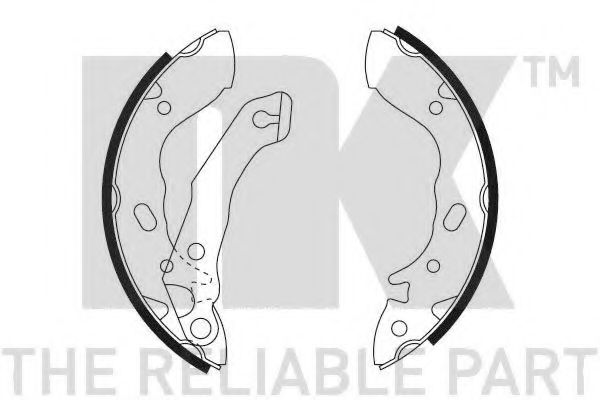 Комплект тормозных колодок NK 2734560