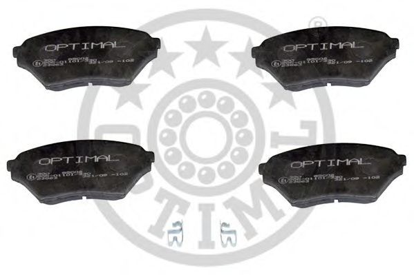 Комплект тормозных колодок, дисковый тормоз OPTIMAL 85002