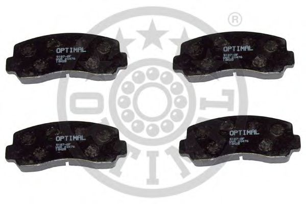 Комплект тормозных колодок, дисковый тормоз OPTIMAL 9187