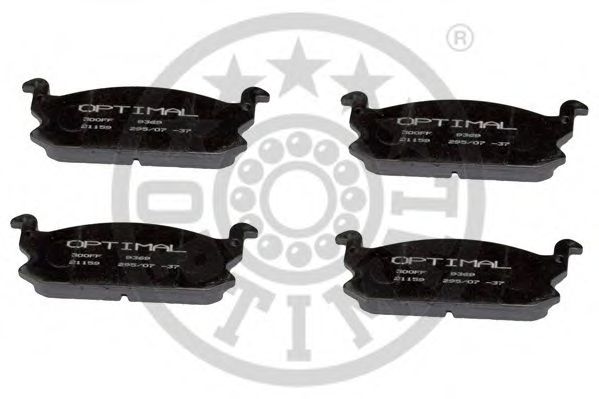 Комплект тормозных колодок, дисковый тормоз OPTIMAL 9369
