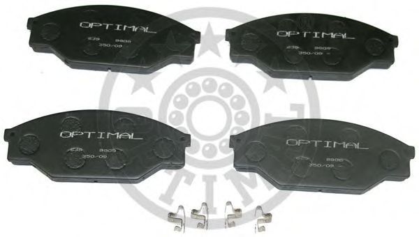 Комплект тормозных колодок, дисковый тормоз OPTIMAL 9808