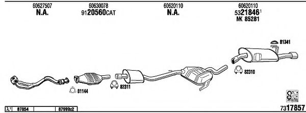 Система выпуска ОГ FONOS AR15520