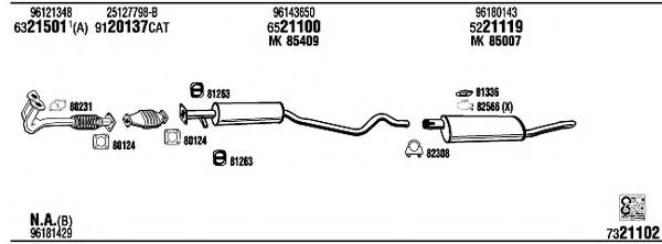 Система выпуска ОГ FONOS DW12053