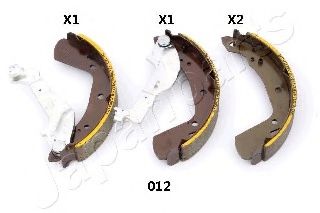 Комплект тормозных колодок JAPANPARTS GF-012AF