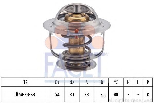 Термостат, охлаждающая жидкость FACET 7.8414S