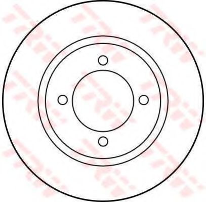 Тормозной диск TRW DF1931
