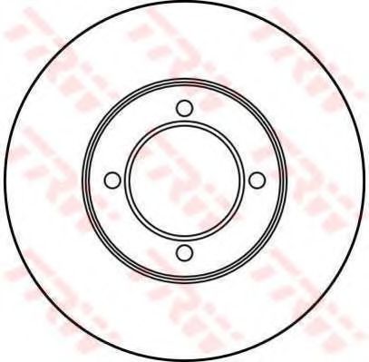 Тормозной диск TRW DF2691