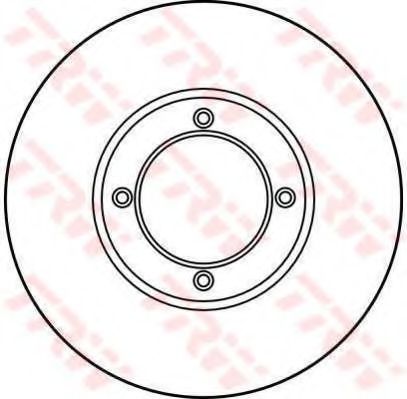 Тормозной диск TRW DF3110