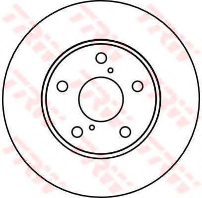 Тормозной диск TRW DF4114