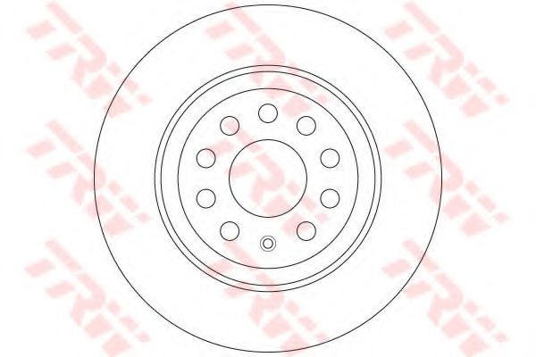 Тормозной диск TRW DF6504