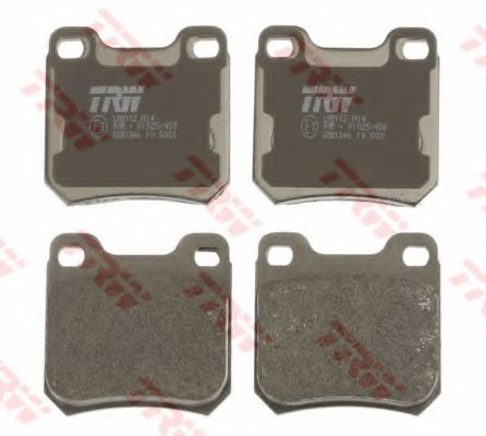 Комплект тормозных колодок, дисковый тормоз TRW 23091