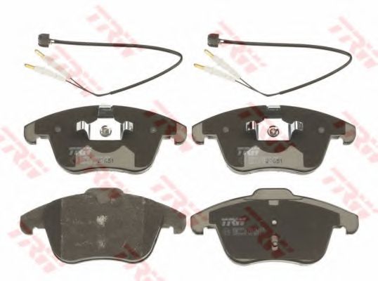 Комплект тормозных колодок, дисковый тормоз TRW 24332