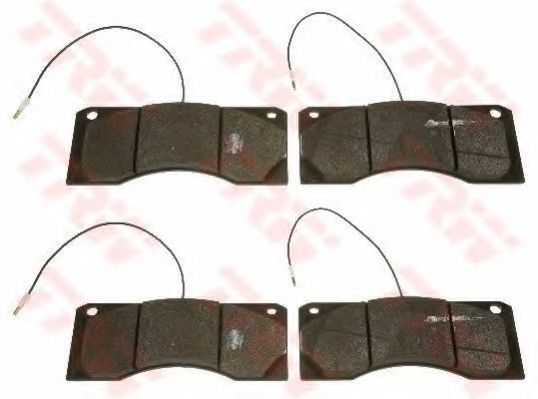 Комплект тормозных колодок, дисковый тормоз TRW 29044