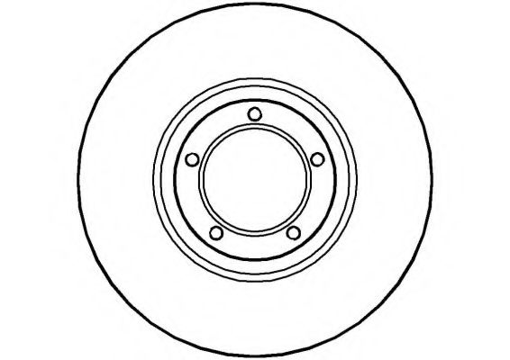 Тормозной диск NATIONAL NBD028