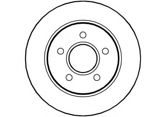 Тормозной диск NATIONAL NBD1297